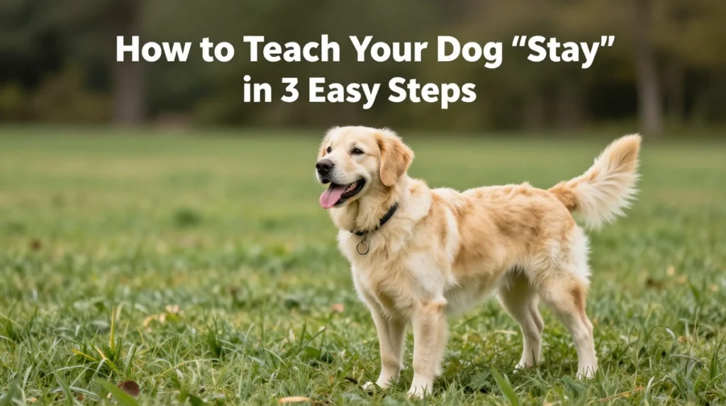 How to Teach Your Dog Stay in 3 Easy Steps