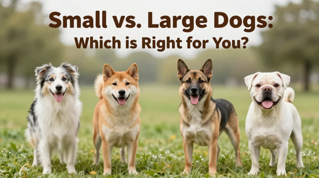 Small vs. Large Dogs Which is Right for You