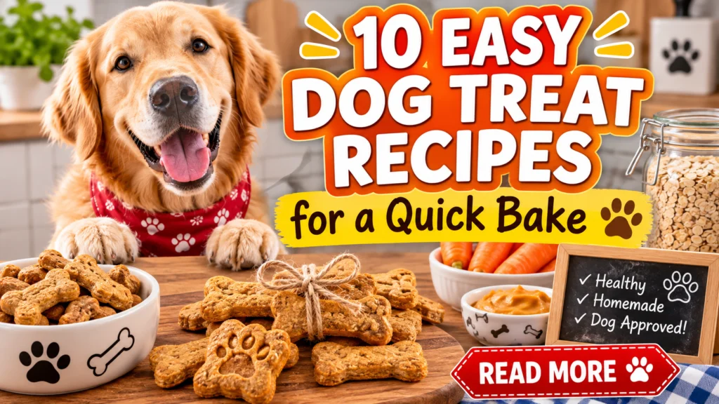 10 Easy Dog Treat Recipes for a Quick Bake
