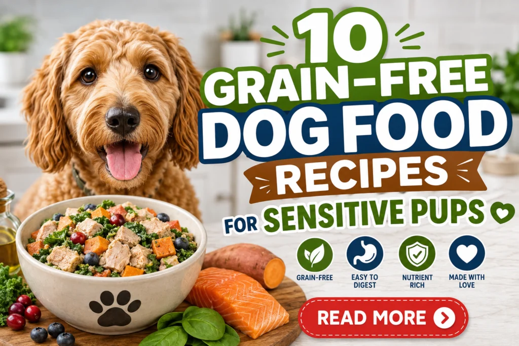 10 Grain-Free Dog Food Recipes for Sensitive Pups