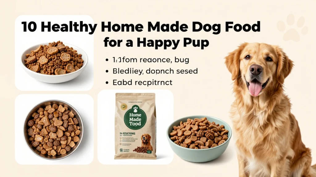 10 Healthy Home made Dog Food Recipes for a Happy Pup