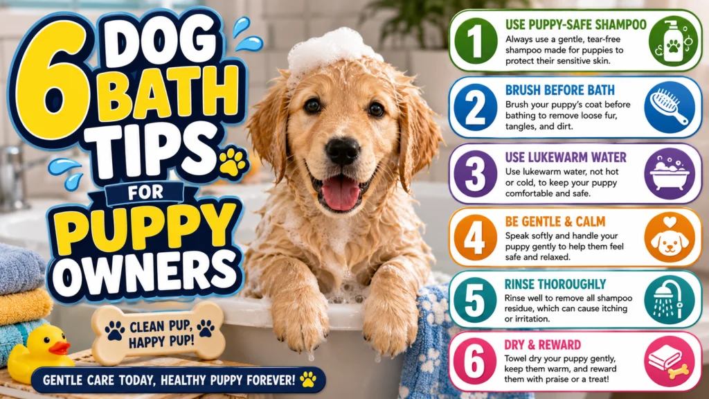 6 Dog Bath Tips for Puppy Owners 