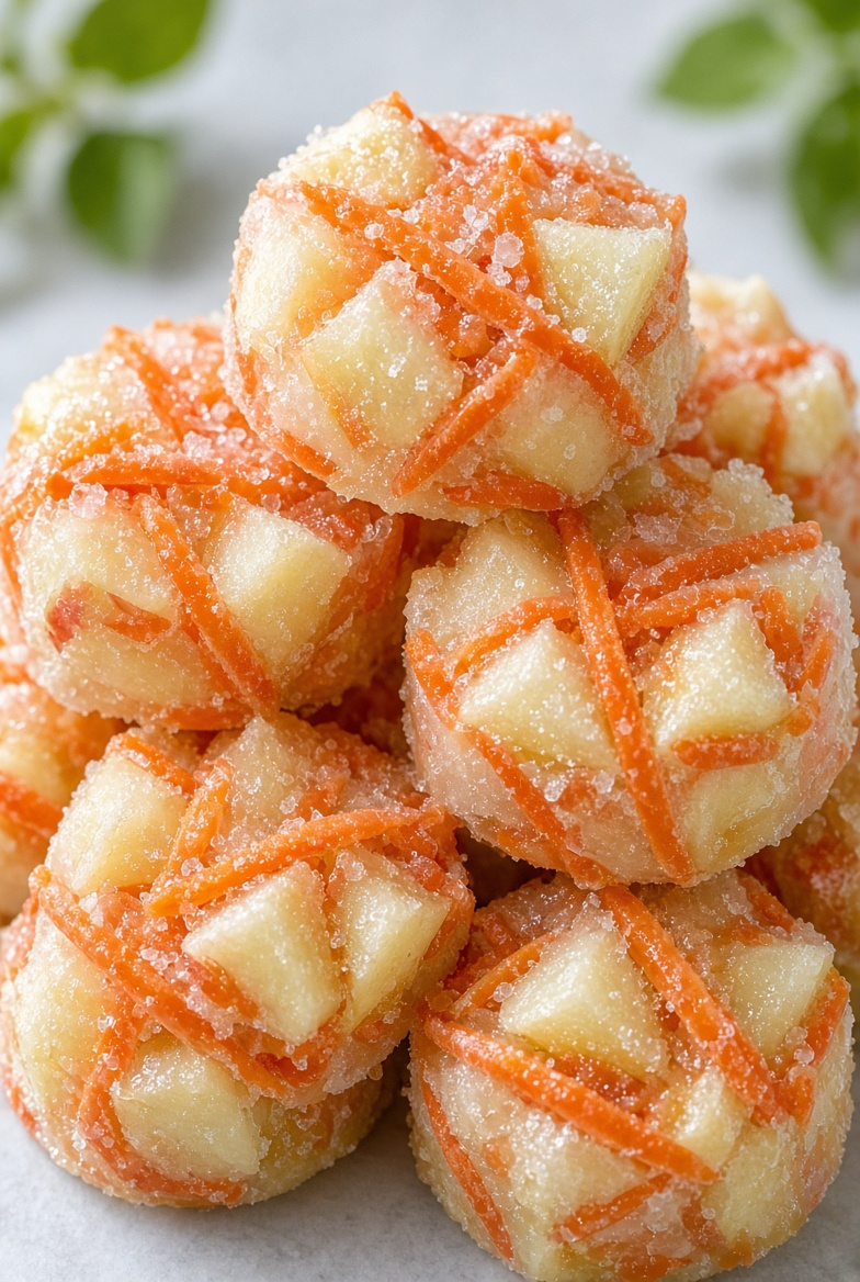 Apple Carrot Refreshing Pupsicles