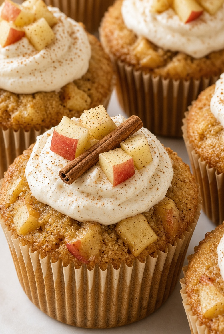 Apple Cinnamon Mini Cupcakes