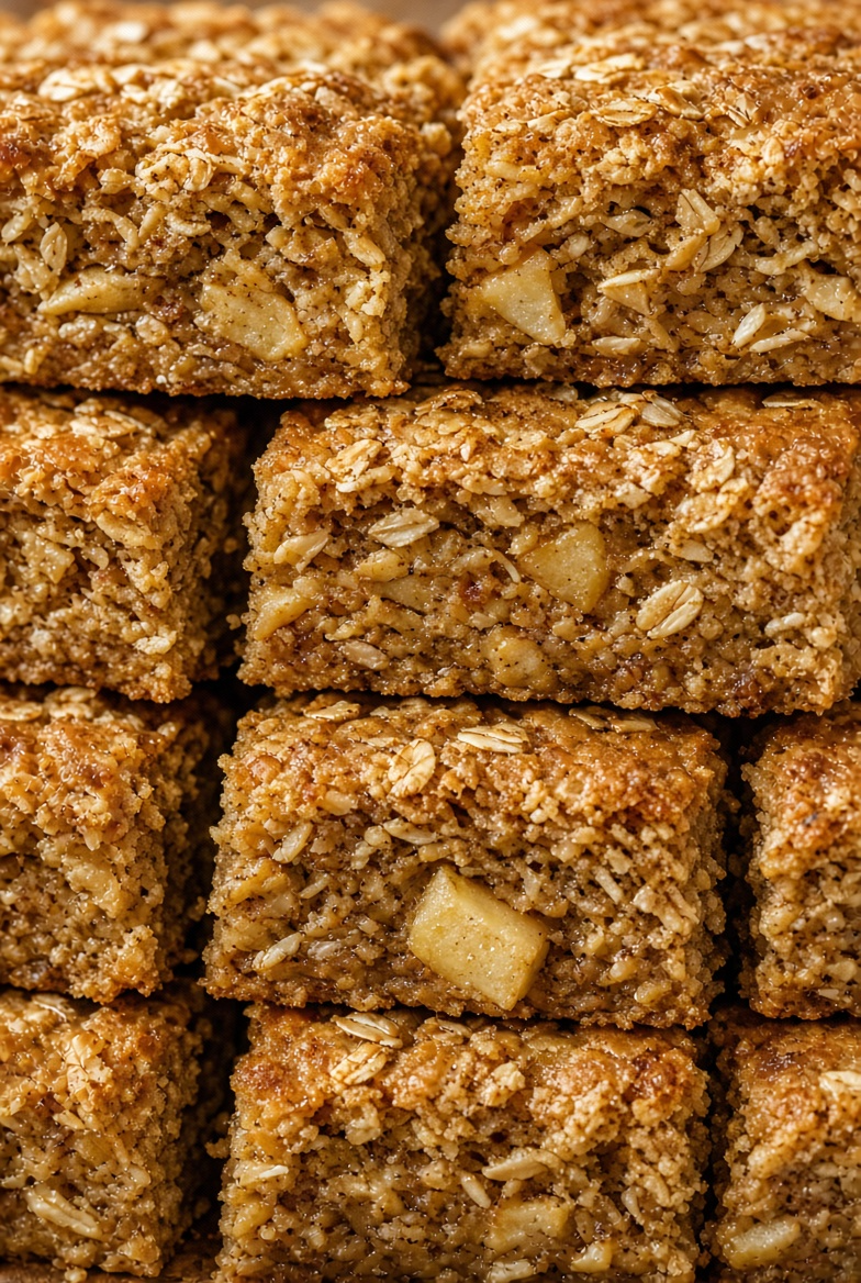 Apple Cinnamon Oat Bars