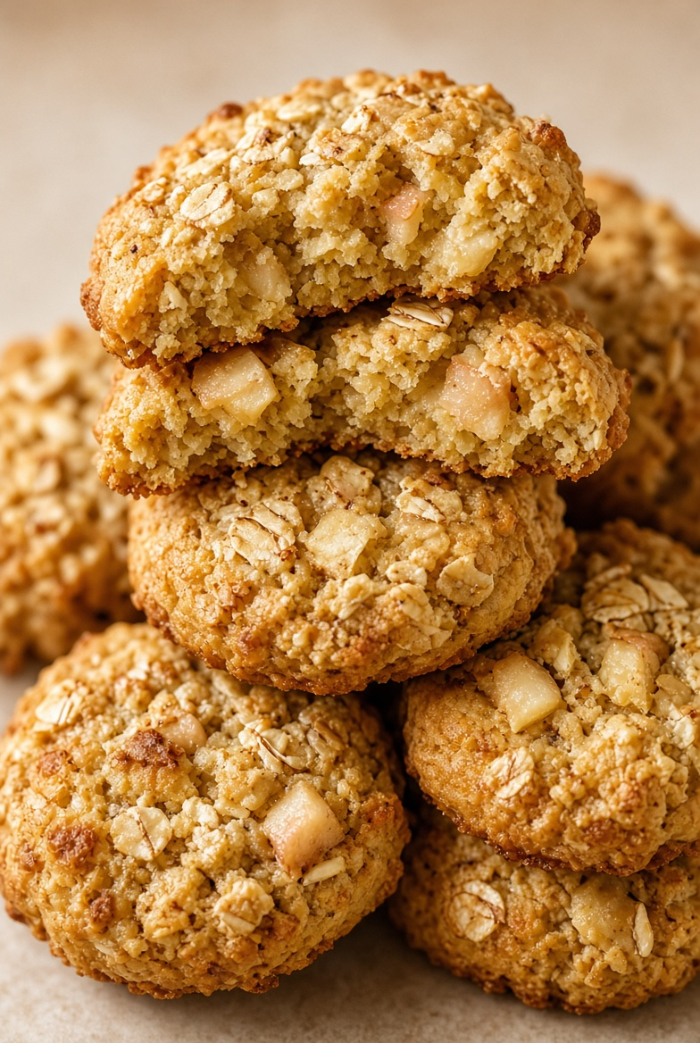 Apple Oat Crunch Treats