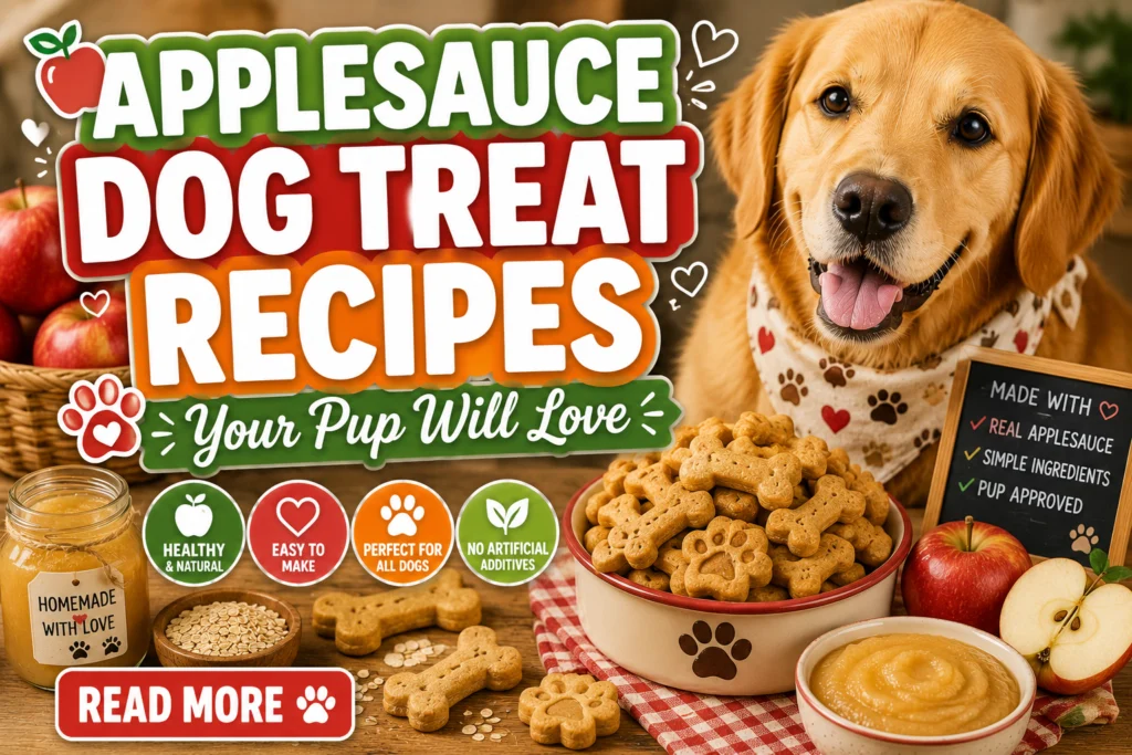 Applesauce Dog Treat Recipes Your Pup Will Love