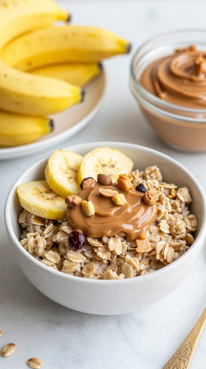 Banana Peanut Butter Oatmeal