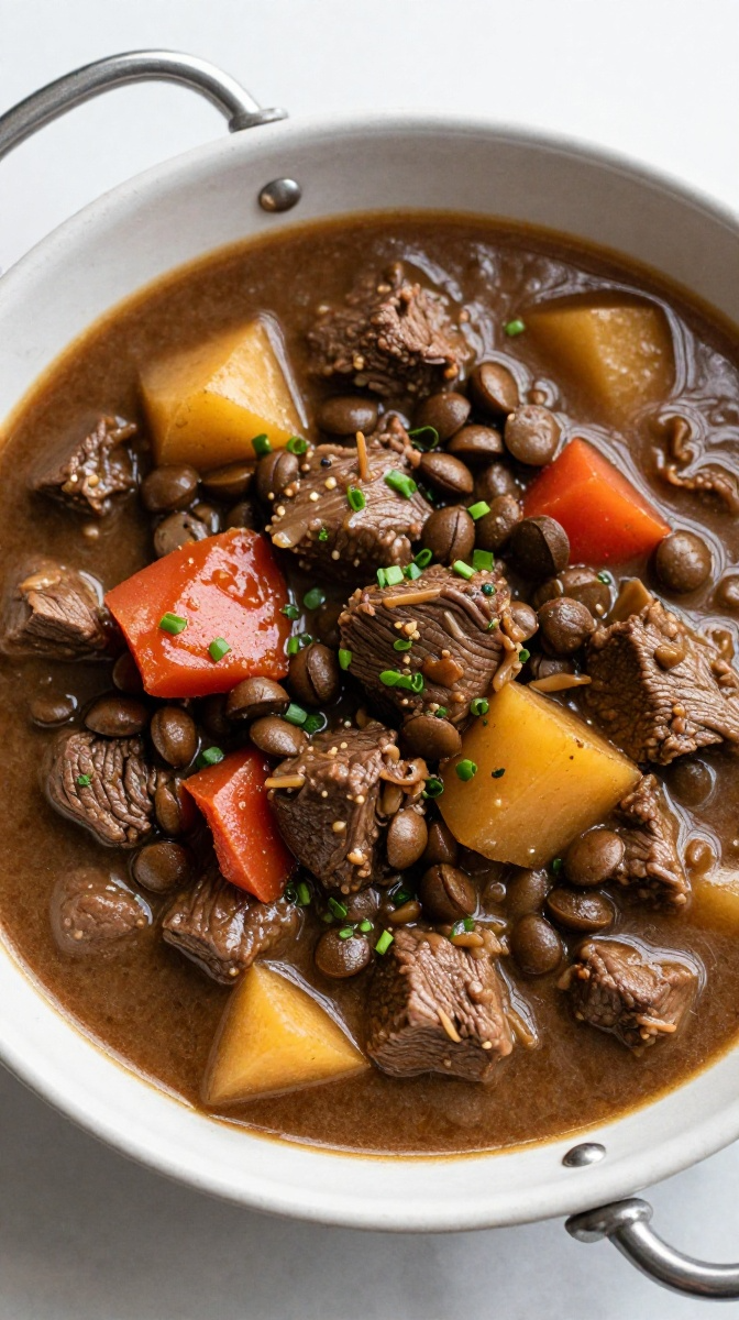 Beef & Lentil Soft Stew