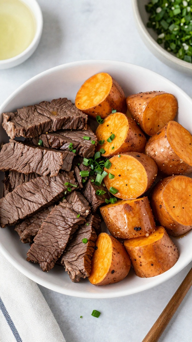 Beef & Sweet Potato Power Bowl