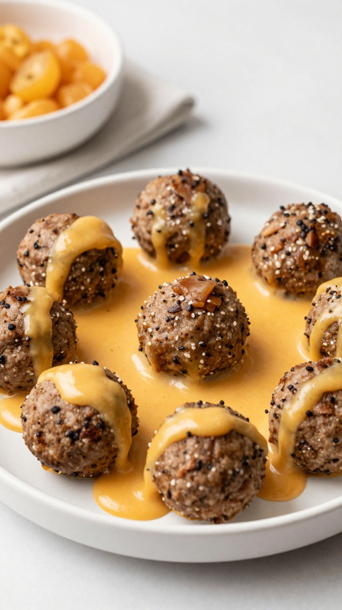 Beefy Bliss Meatballs with Cheesy Surprise