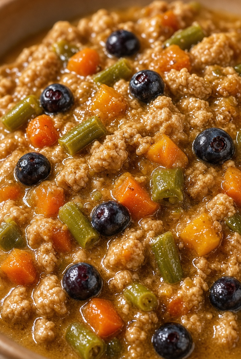Berry-Boosted Turkey Stew