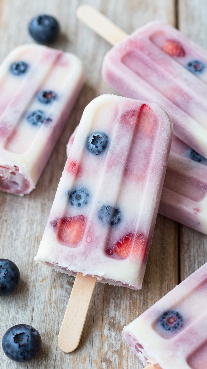 Berrylicious Yogurt Pops