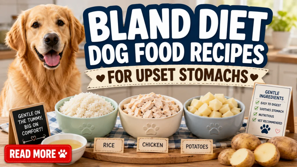 Bland Diet Dog Food Recipes for Upset Stomachs