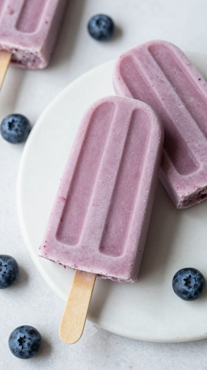 Blueberry & Yogurt Frozen Pup-sicles