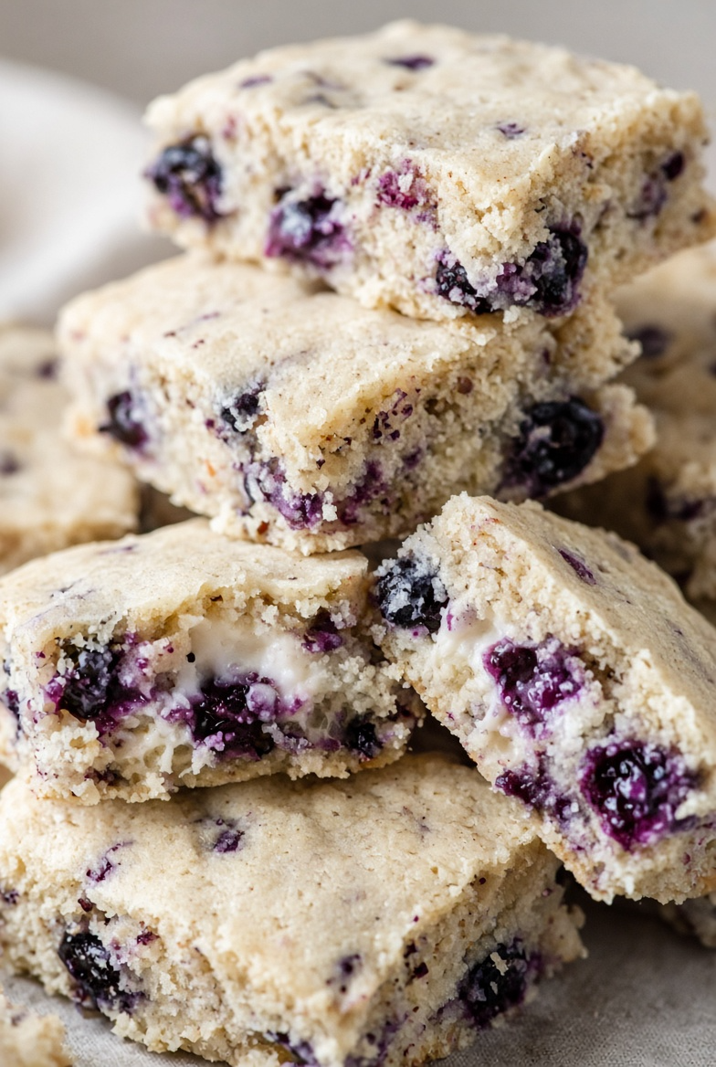 Blueberry Yogurt Soft Squares