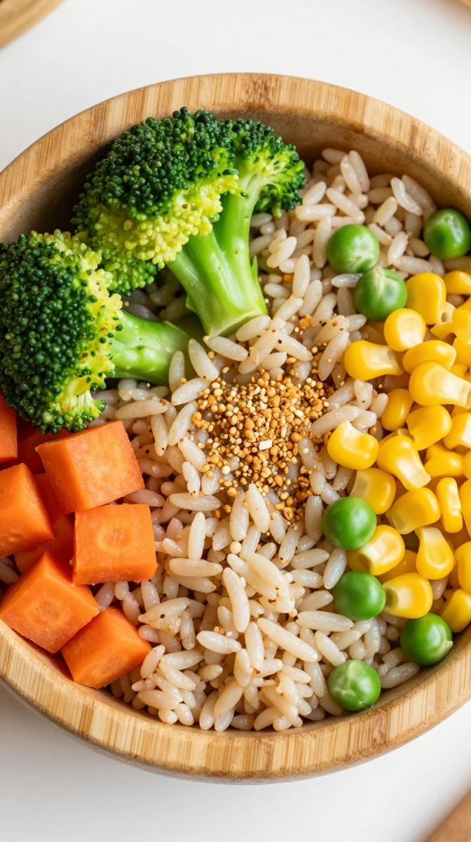 Brown Rice & Veggie Protein Bowl