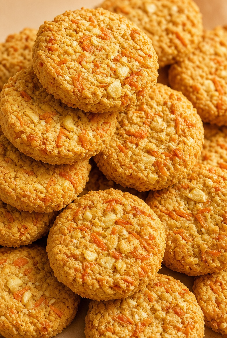 Carrot & Apple Crunch Biscuits