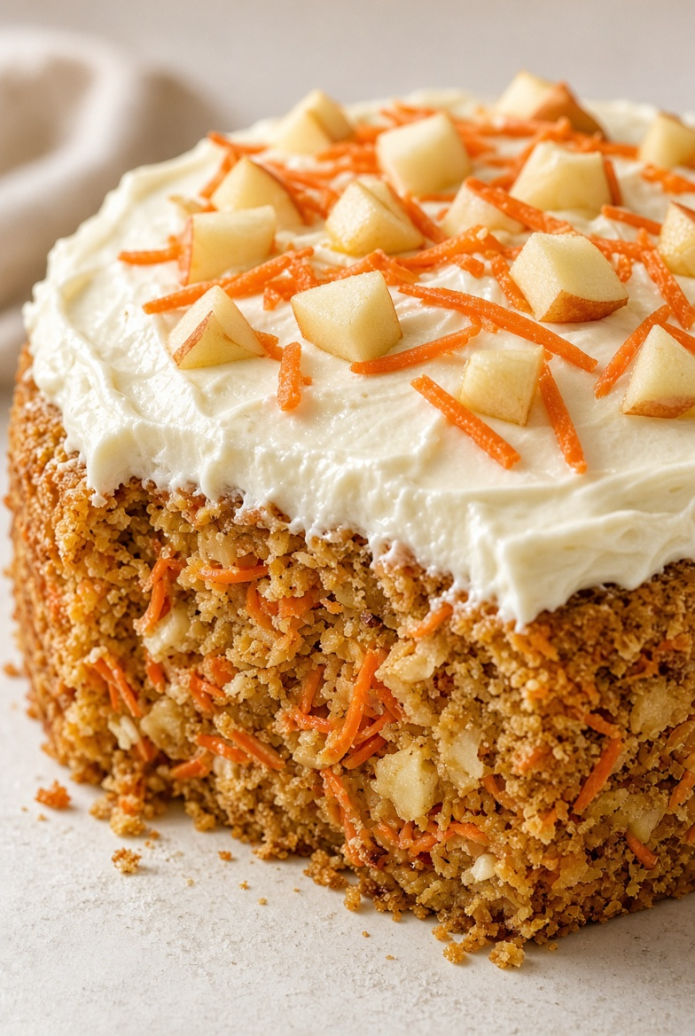 Carrot Apple Soft Cake