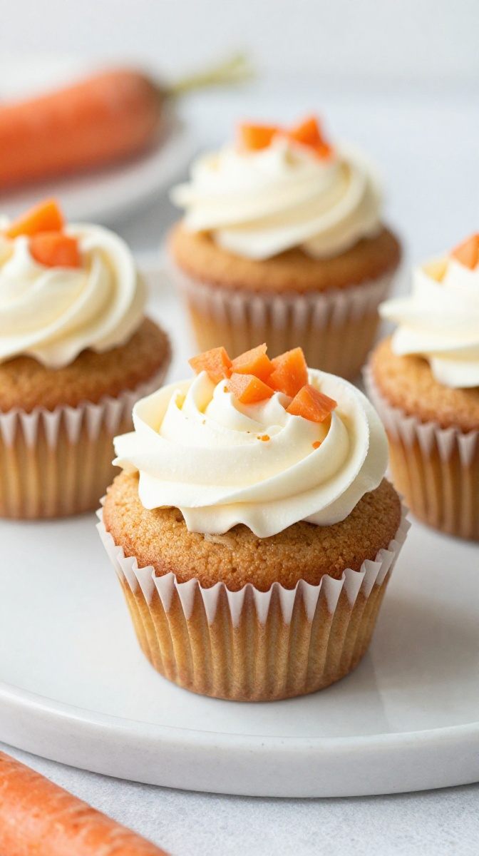 Carrot Cake Pupcakes