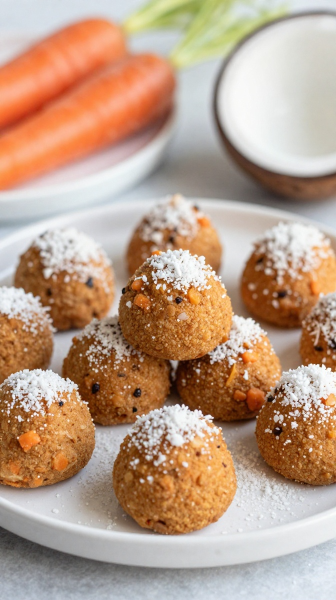 Carrot & Coconut Bites