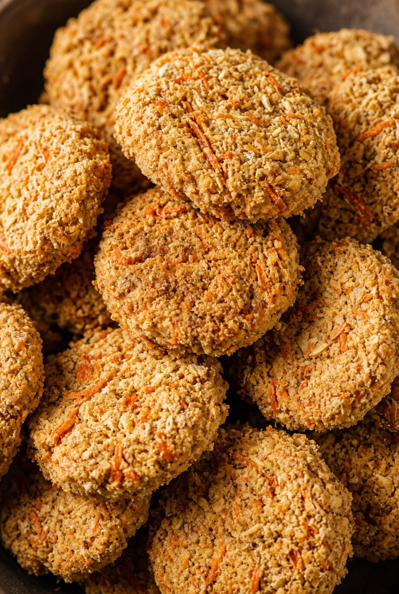 Carrot Oat Crunch Biscuits