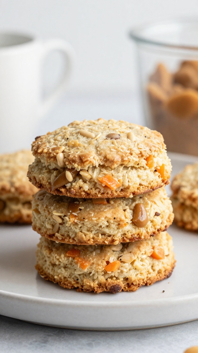 Carrot Peanut Butter Biscuits