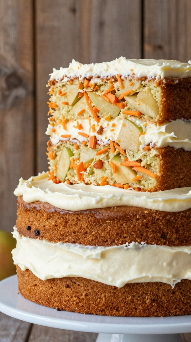 Carrot and Apple Layer Cake
