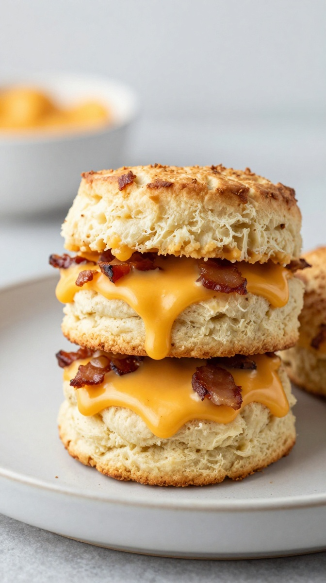 Cheesy Bacon Biscuits