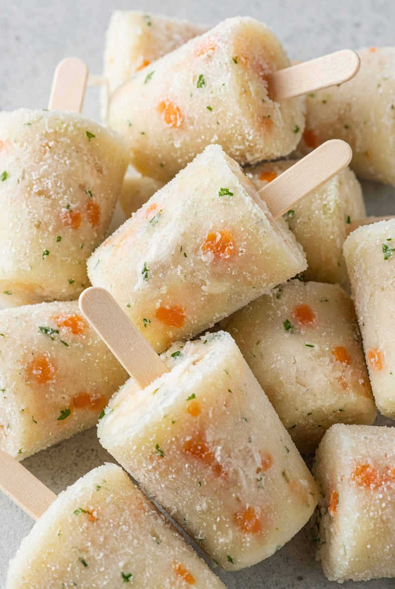 Chicken Broth Veggie Frozen Pops