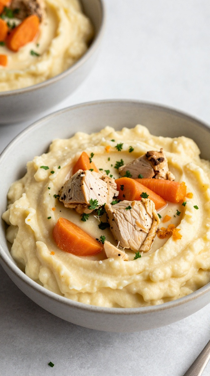 Chicken & Carrot Mash Bowl