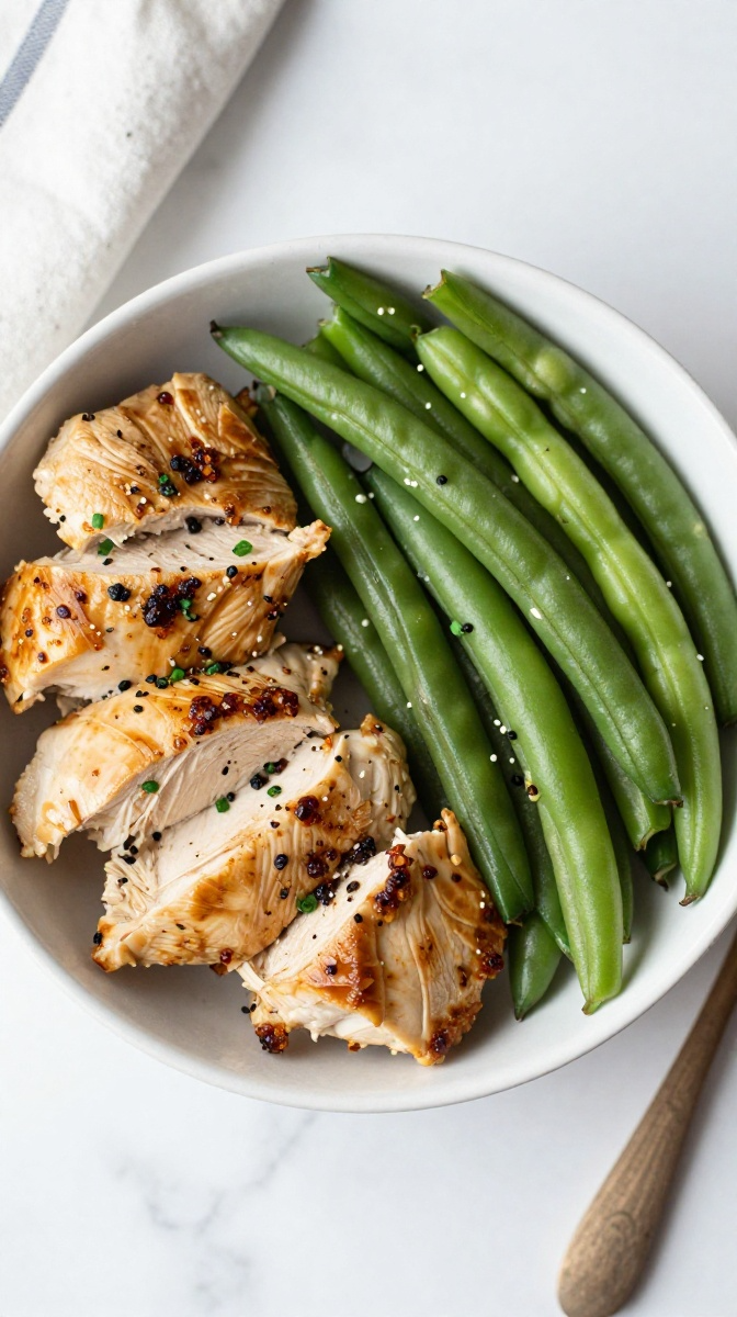 Chicken & Green Bean Light Bowl