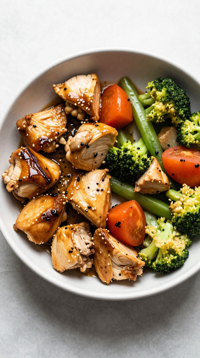 Chicken & Mixed Veggie Bowl