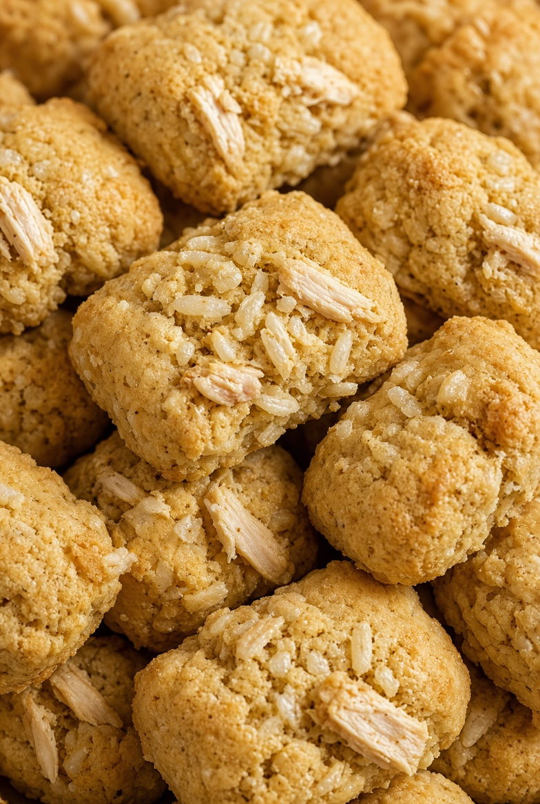 Chicken & Rice Mini Biscuits