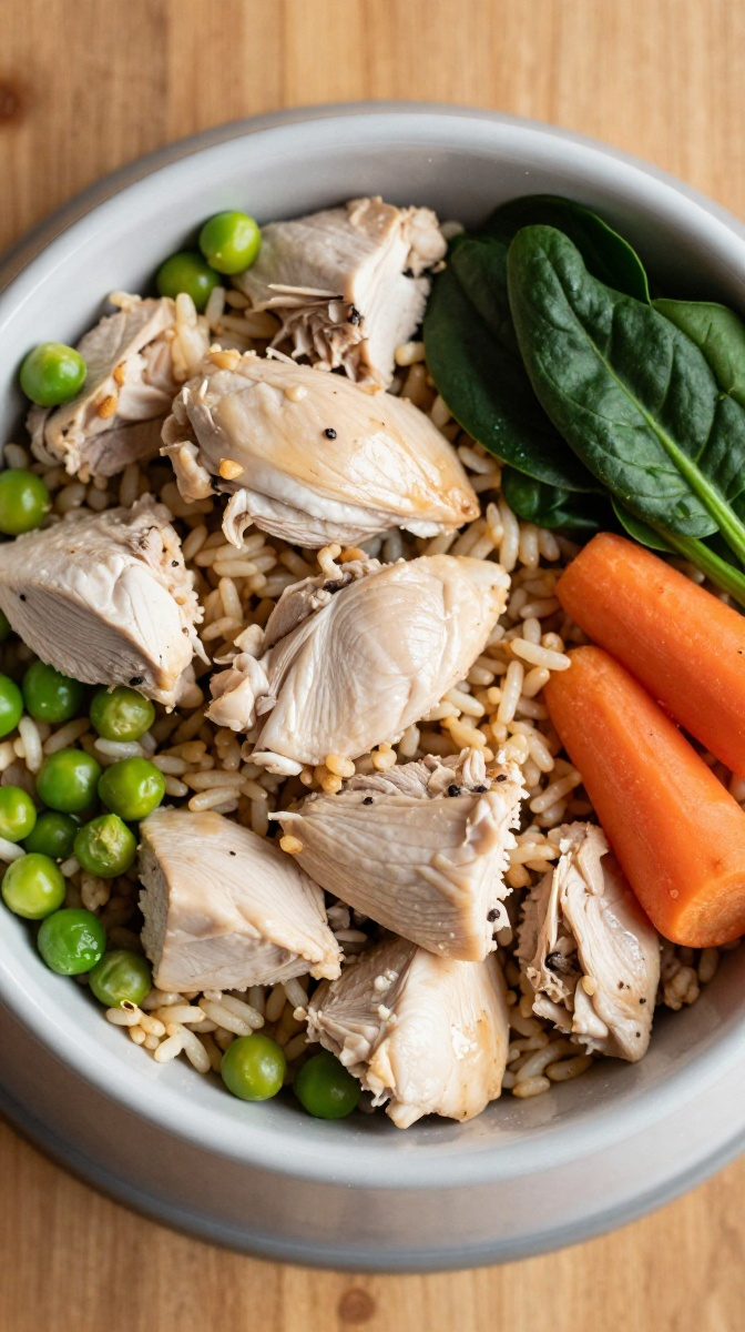 Chicken, Rice & Veggie Bowl