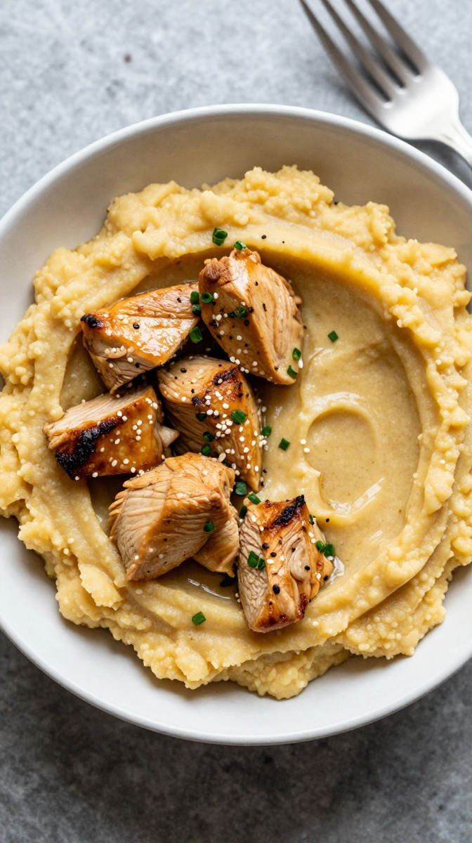Chicken & Sweet Potato Mash Bowl