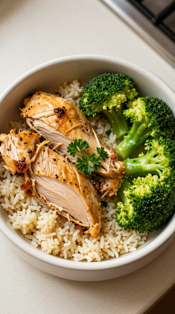 Chicken Thigh & Cauliflower Rice Bowl