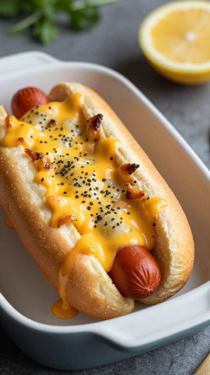 Chili Cheese Hot Dog Casserole