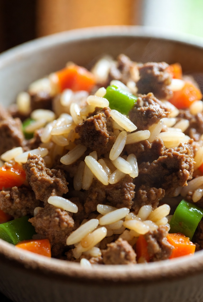 Classic Beef & Rice Comfort Bowl