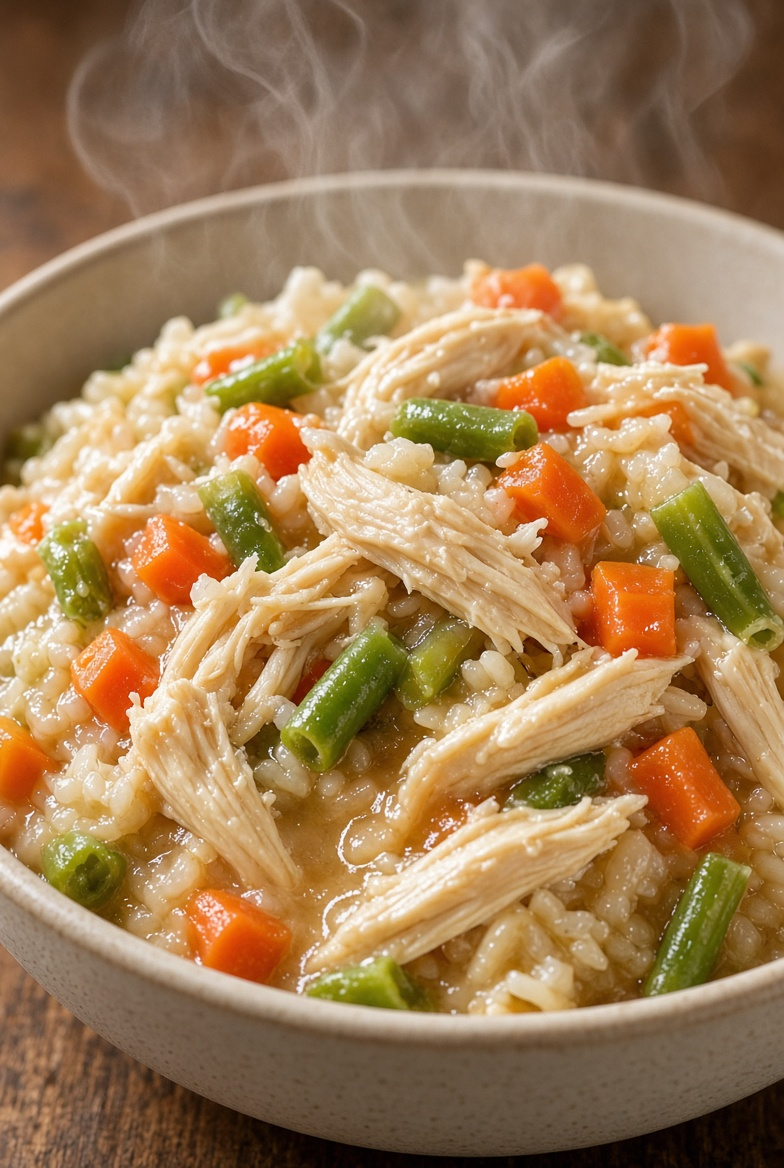 Classic Cooked Chicken & Rice Bowl