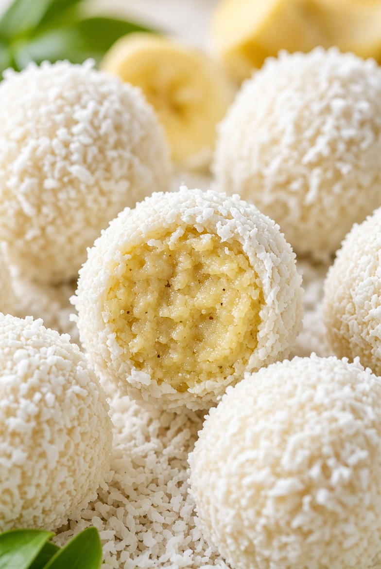 Coconut Banana Chilled Balls