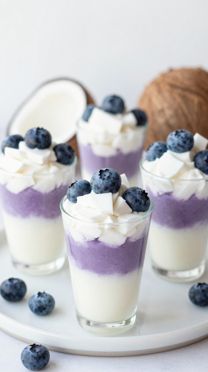 Coconut & Blueberry Pops