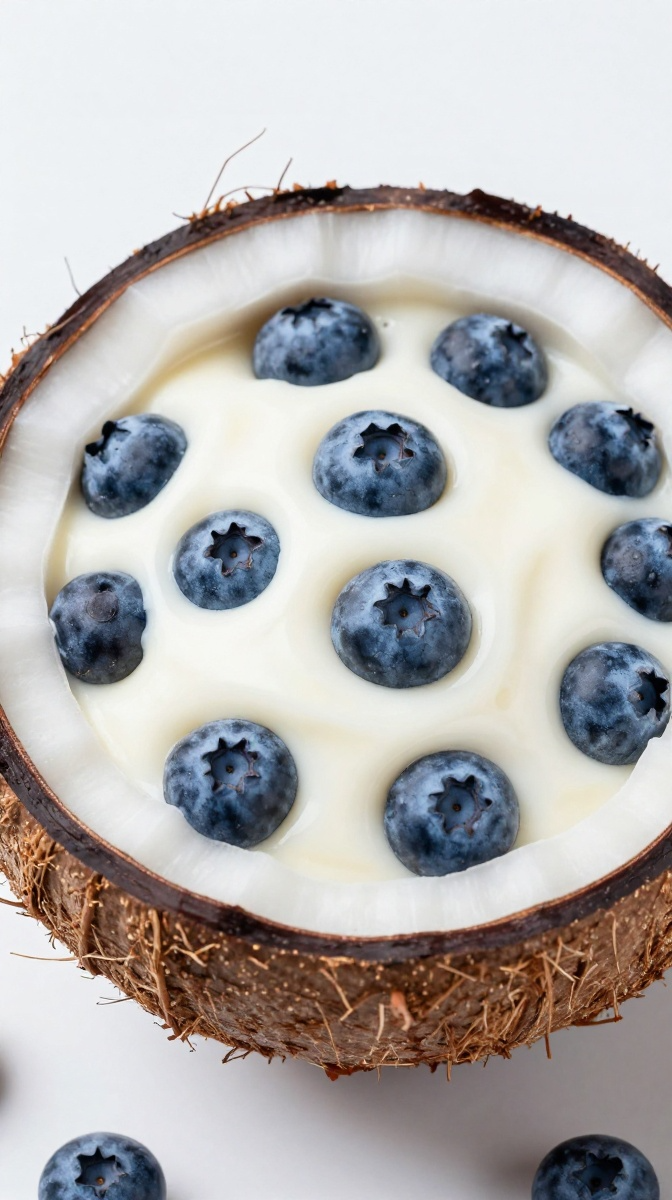 Coconut Blueberry Tropical Delight