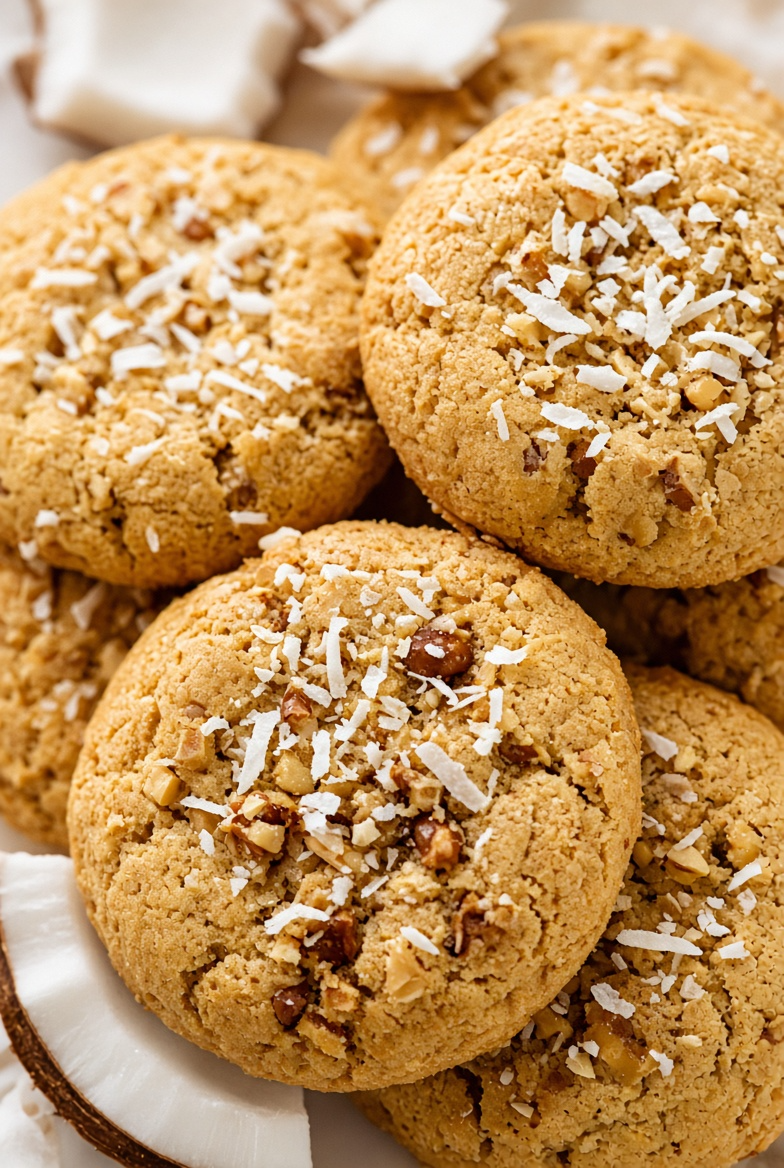 Coconut Peanut Butter Cookies