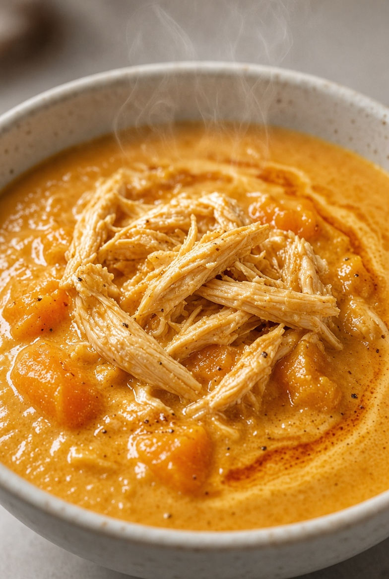 Comforting Pumpkin Chicken Soup