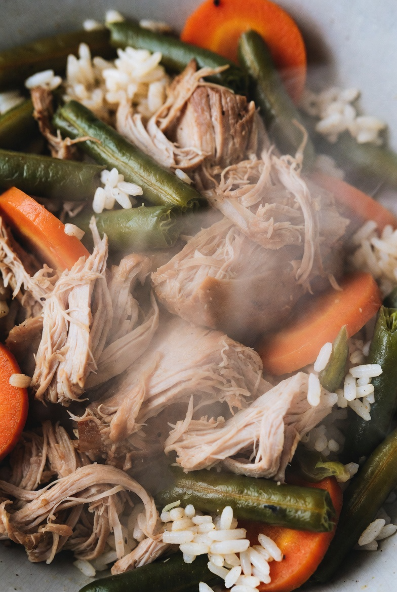 Crock Pot Salmon & Rice Omega Meal