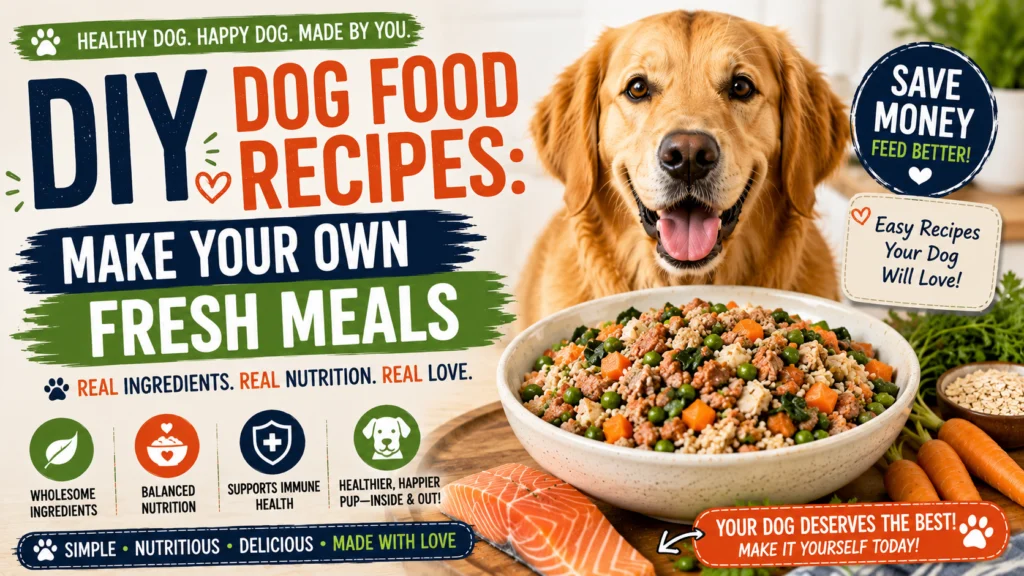 DIY Dog Food Recipes Make Your Own Fresh Meals