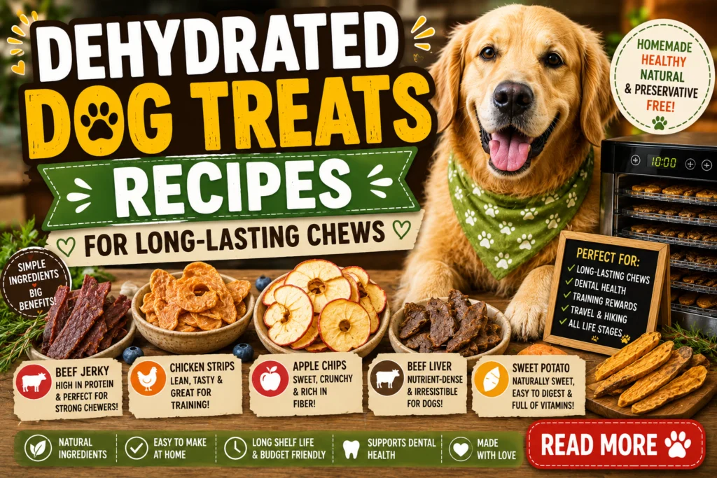 Dehydrated Dog Treat Recipes for Long-Lasting Chews