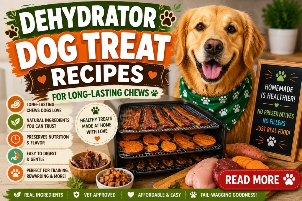 Dehydrator Dog Treat Recipes for Long-Lasting Chews