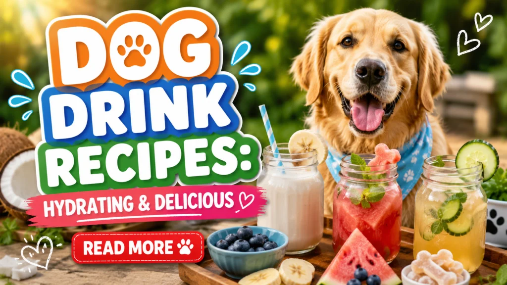 Dog Drink Recipes Hydrating & Delicious